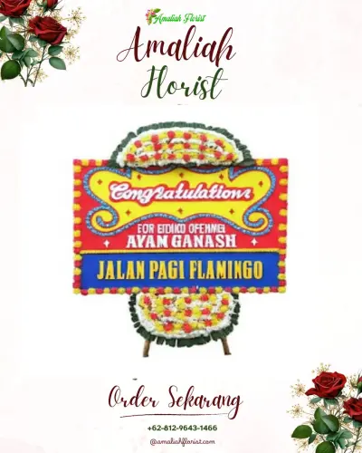 Bunga Papan Congratulation di Boregahindah